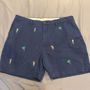 Polo Ralph Lauren Men’s Sz 40 Preppy Palm Tree Hula Girl Print Shorts
